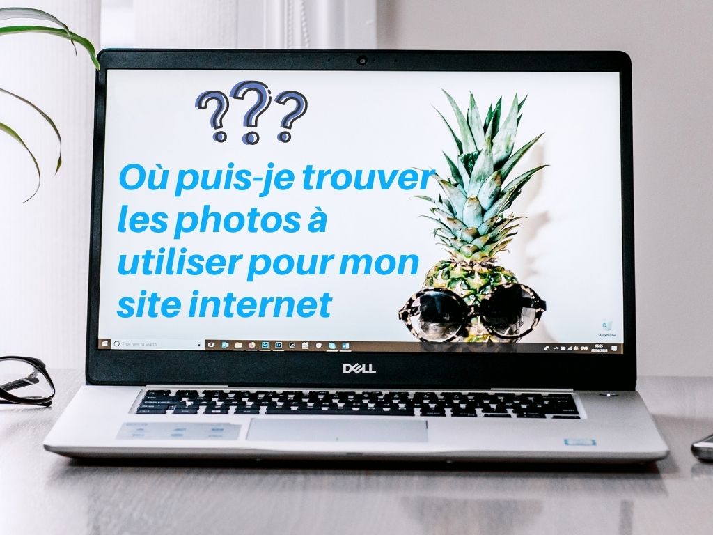 Où puis-je trouver les photos à utiliser pour mon site internet