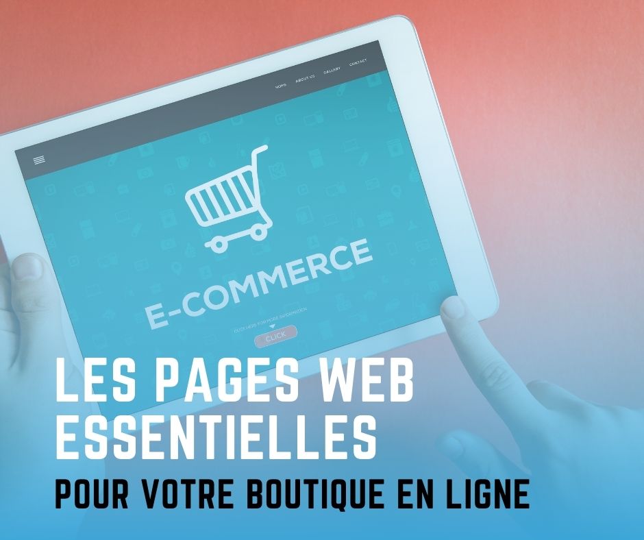 pages web boutique en ligne