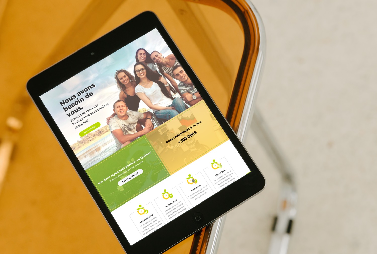 ipad conception site systemes element