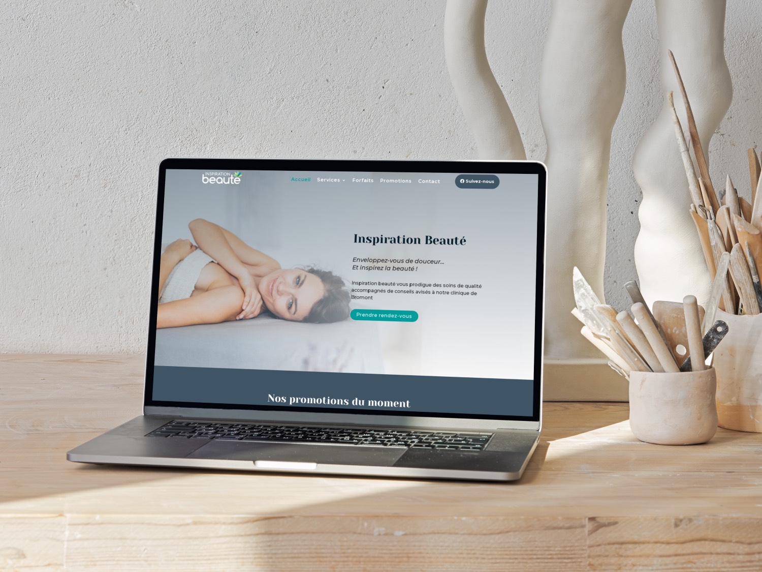 conception site estheticienne prelevement mg
