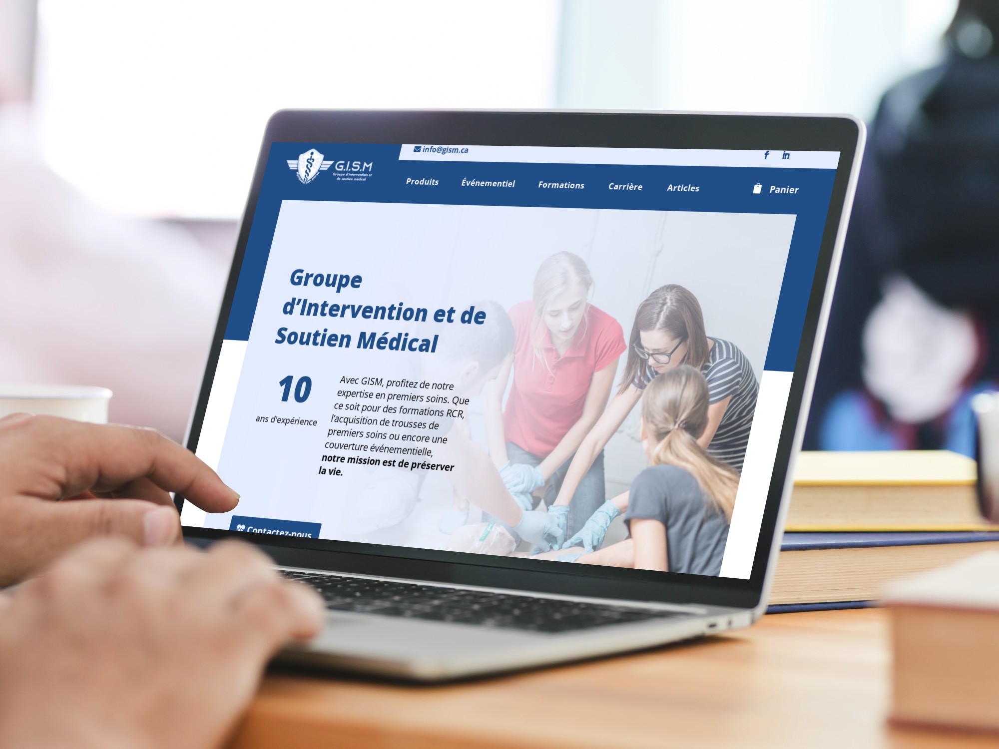 conception site web medical gism prelevement mg