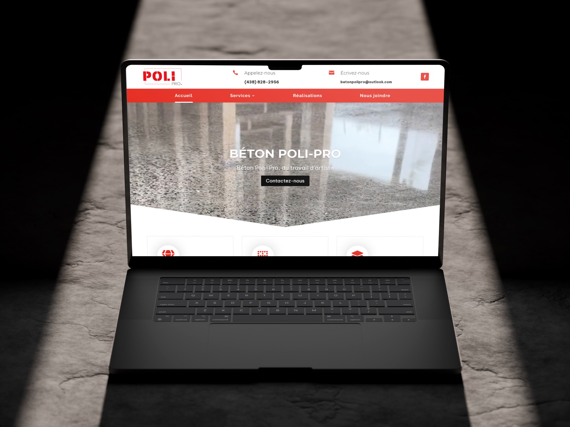 conception site web beton poli conception site web beton poli
