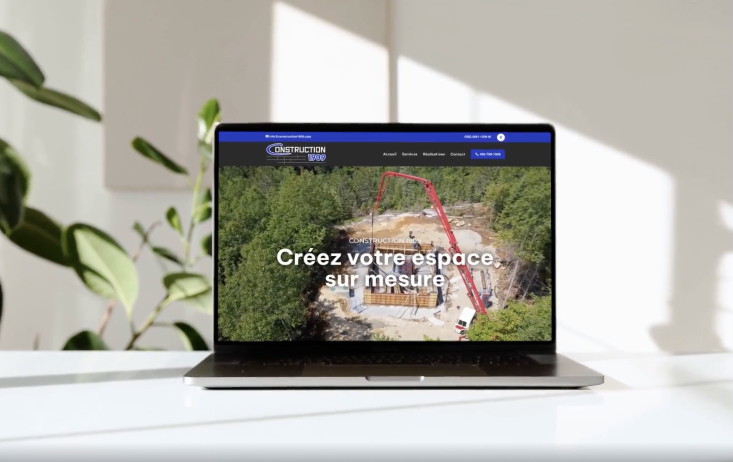 Screenshot beaulier site web
