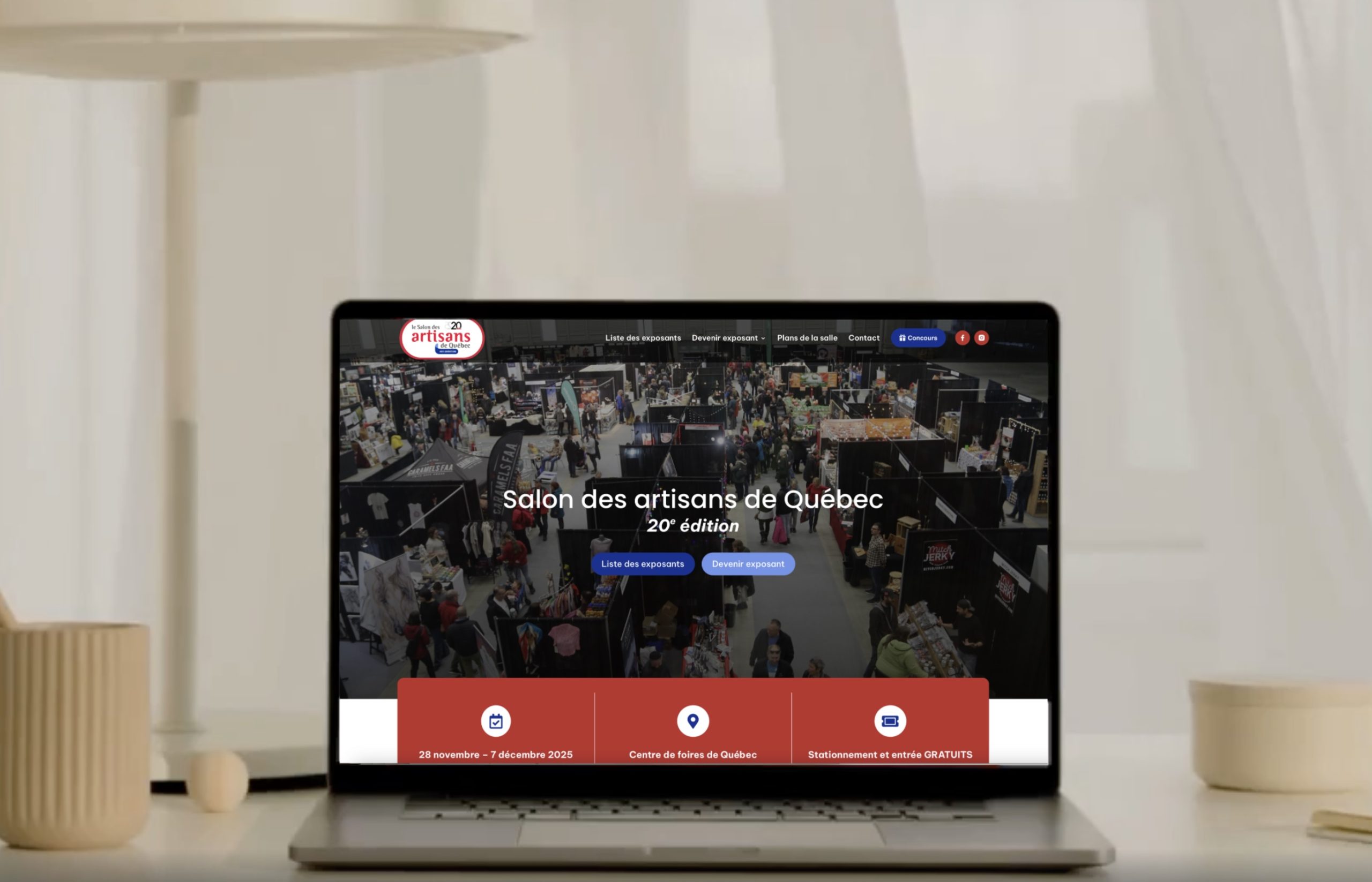 Screenshot conception site studio danse martine simard msd - 1